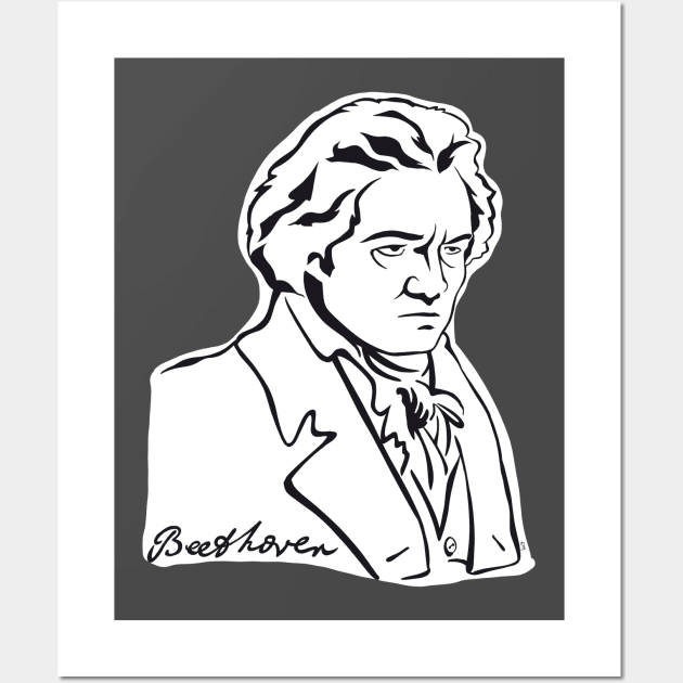 Beethoven2 Wall Art by estanisaboal